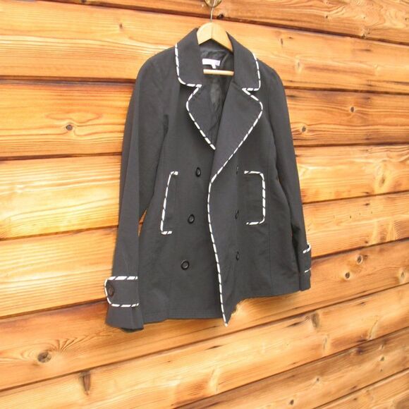 Maje Double Breasted Trench Jacket - Picture 2 of 9